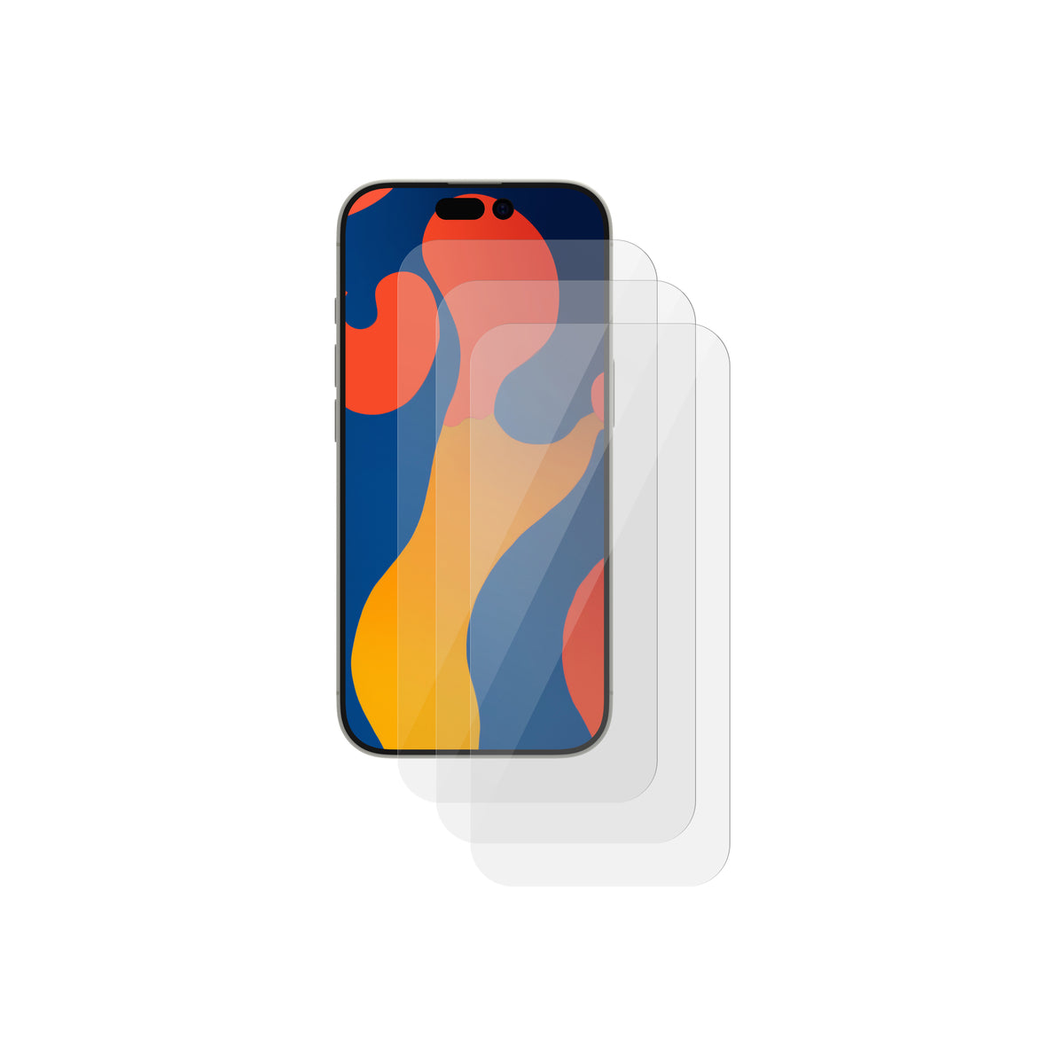 3sixT PrismShield Essential Tempered Glass Screen Protector for iPhone 16 Pro - HD Clear, Anti-Scratch, Bubble-Free Installation - Perfect for Work, Travel & Everyday Protection