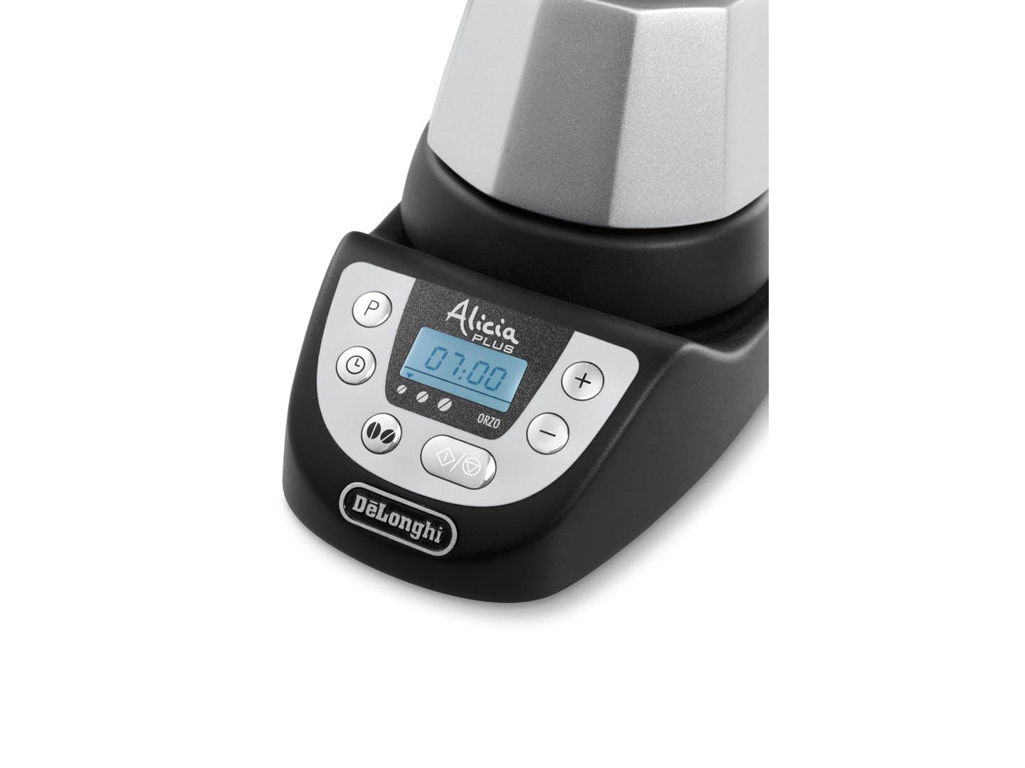 De'Longhi EMKP42.B Alicia PLUS Electric Moka Pot Coffee Maker - 450W, 2-4 Cups, Black/Silver Plastic - Perfect for Home & Office Espresso Brewing