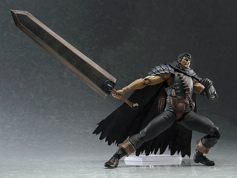 Figma #359 Guts Black Swordsman Ver. Repaint Edition - Berserk Anime Action Figure for Collectors & Display