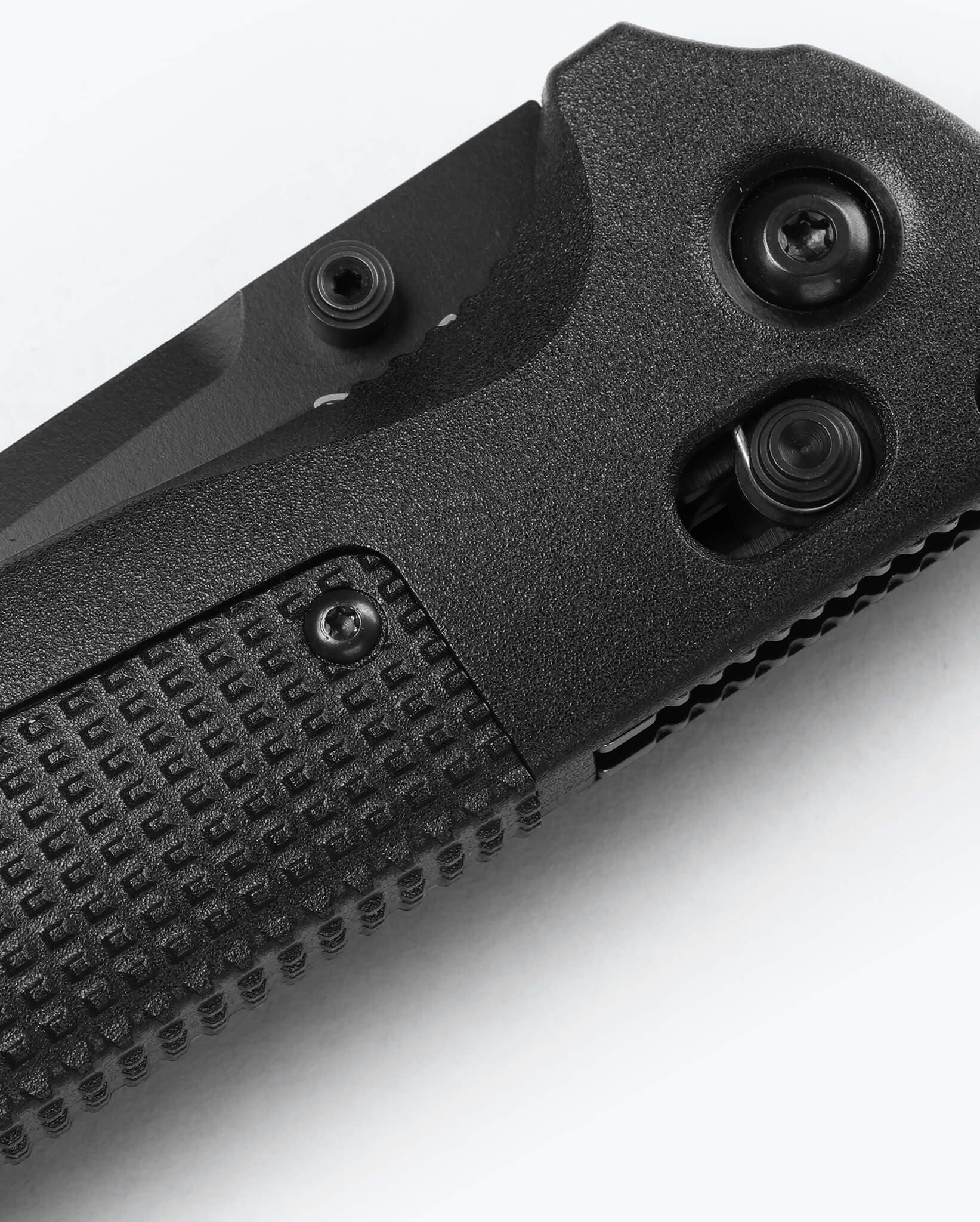 Redoubt® Black Grivory® Drop Point Tactical Knife - Outdoor Survival, Hunting & Camping Gear for Adventurers
