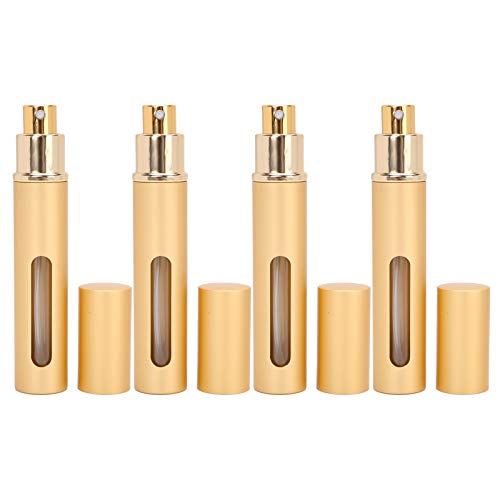 Premium Glass Spray Bottle for Essential Oils, Perfumes & Room Sprays - Durable & Leak-Proof (Gold, AB048G) - Perfect for Aromatherapy, Home Fragrance & DIY Beauty Products