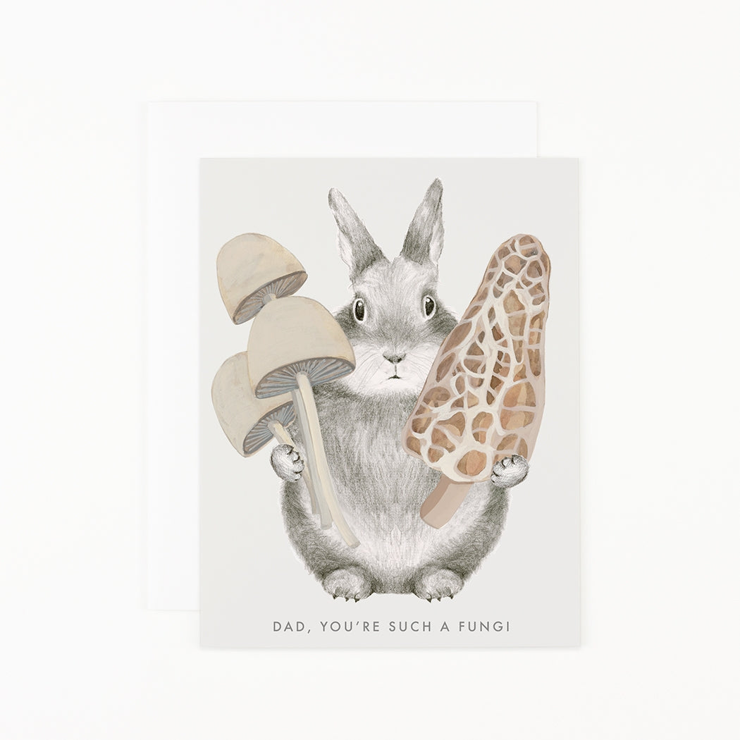 Funny Fungi Father's Day Card - Unique Mushroom Themed Greeting Card for Dad - Perfect for Father's Day Gifts, Birthday Cards & Special Occasions