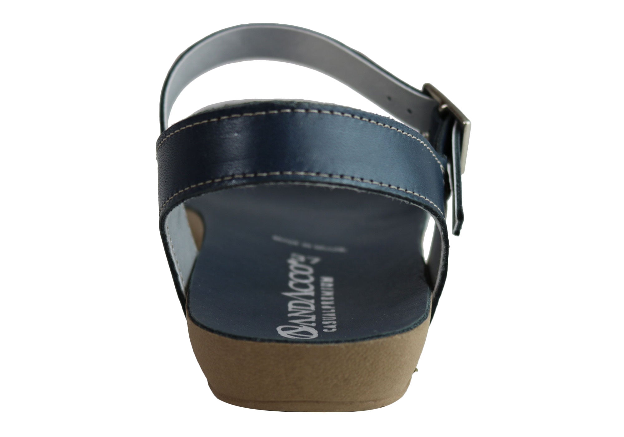 Andacco Corrie Women's Comfortable Leather Flat Sandals - Handmade in Brazil - Perfect for Summer, Beach & Casual Outings