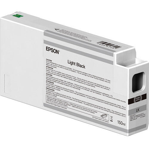 Epson T55K700 UltraChrome HD Light Black Ink Cartridge (700ml) - High-Quality Printer Ink for Professional Photo Printing & Graphic Design | Perfect for Epson Large Format Printers, Art Studios & Photography Businesses