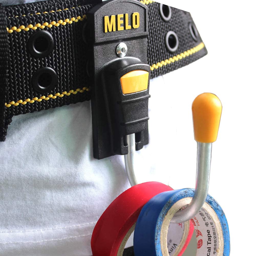 MELOTOUGH Heavy Duty Tool Belt Hook & Holster for Cordless Drill - Secure Drill Holder for Electricians, Carpenters & DIY Projects