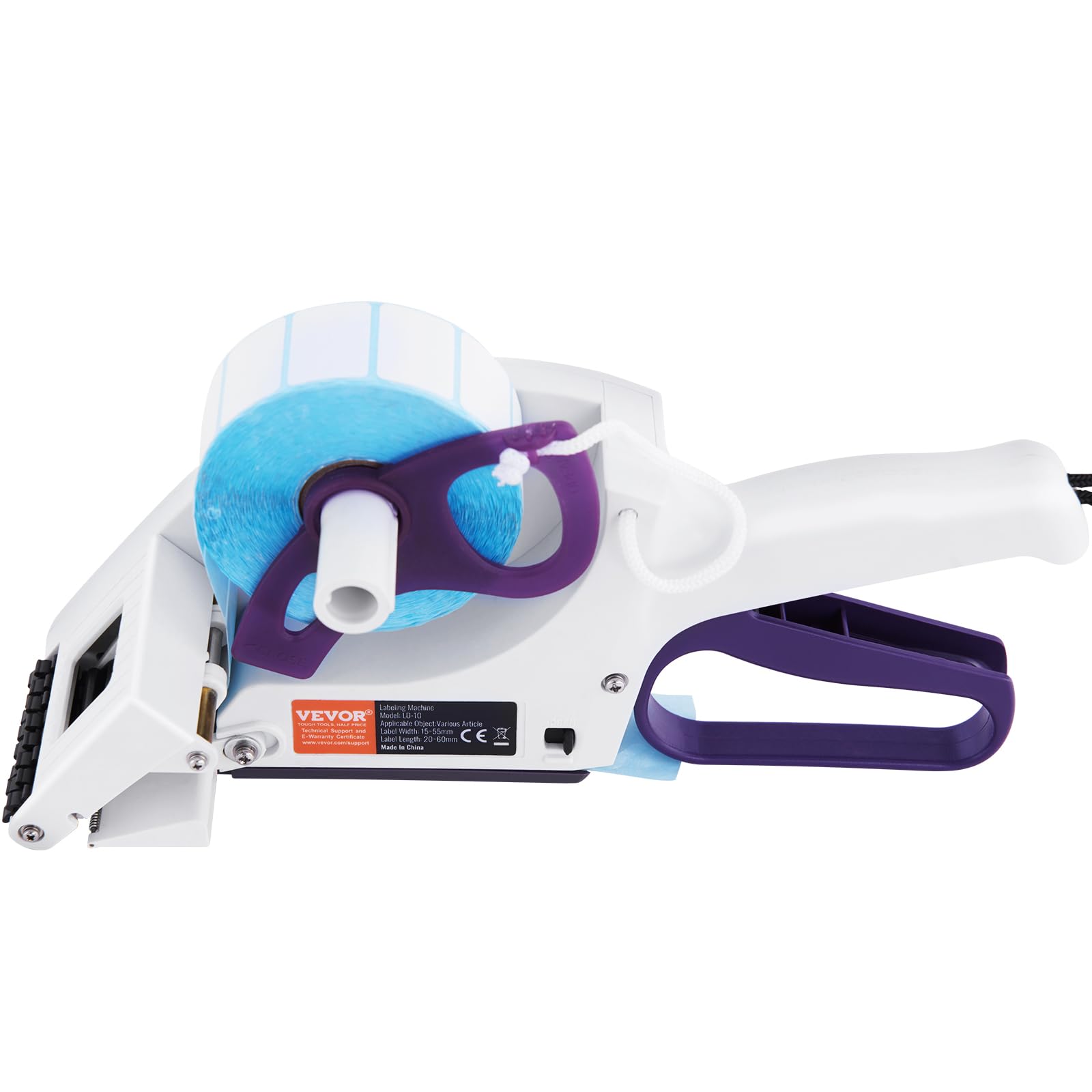VEVOR Handheld Label Applicator Machine - Adjustable 0.59-2.17