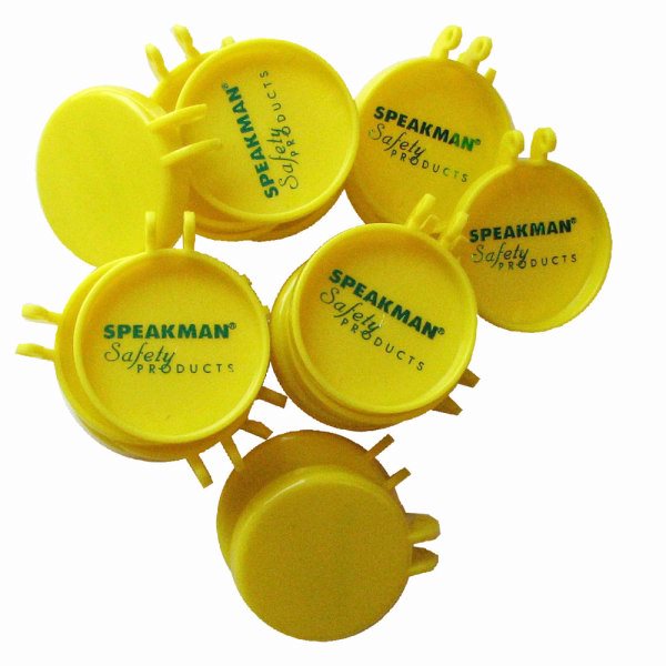 Speakman RPG07 0104 Eyewash Dust Covers - 20 Pack | Safety Eye Wash Station Protection | Perfect for Laboratories, Factories & Emergency Stations