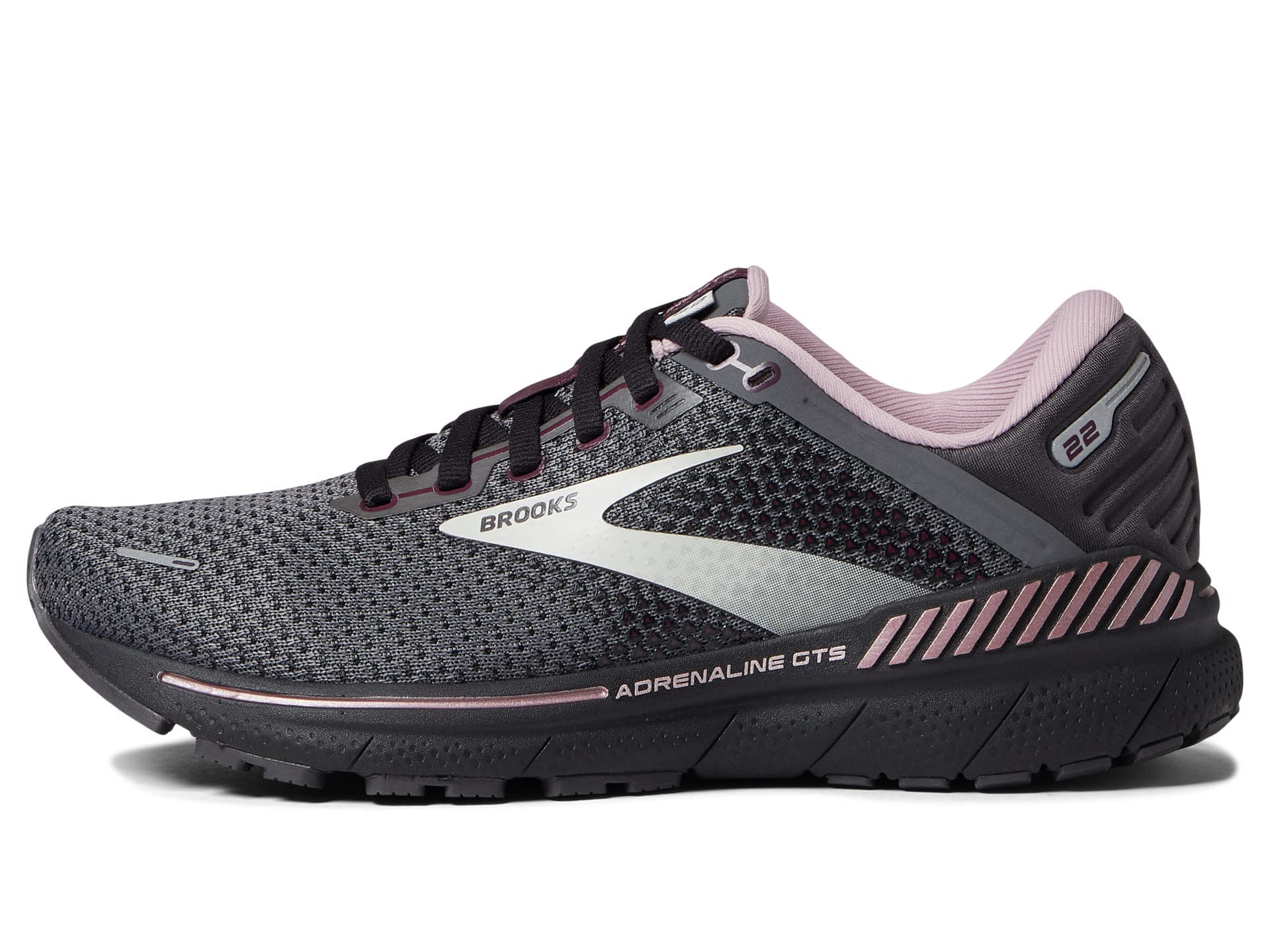 Brooks Adrenaline GTS 22 Women's Running Shoes - Cushioned Foam Insole, Secure Lace-Up Closure & Breathable Fabric Lining | Perfect for Jogging, Gym Workouts & Everyday Comfort