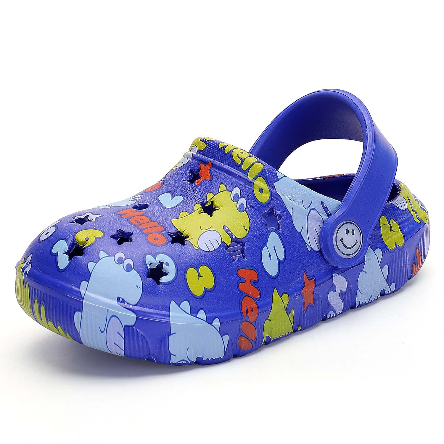 **Kids Garden Clogs Slip-On Shoes for Boys & Girls - Cute Cartoon Waterproof Shower Sandals - Perfect for Pool, Beach, and Outdoor Play**