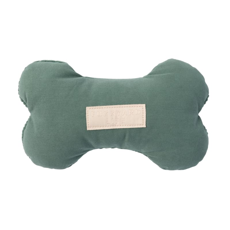 Fuzzyard Life Bone Myrtle Green Dog Chew Toy - Durable & Safe for Small & Large Dogs - Perfect for Indoor Play, Outdoor Fetch & Teething Puppies