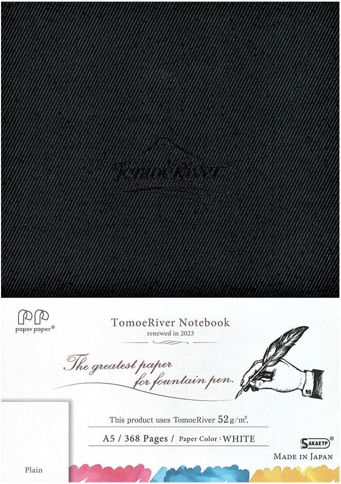 Premium Tomoe River Paper Notebook A5 Size - Blank Pages for Journaling, Sketching & Note-Taking - Ideal for Fountain Pens, Calligraphy & Art Projects