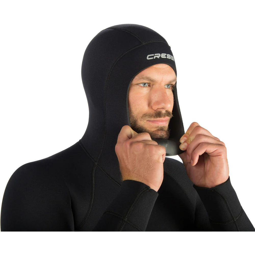 Cressi Fisterra 8mm Wetsuit for Scuba Diving & Spearfishing - Premium Neoprene Diving Suit for Cold Water & Ocean Adventures