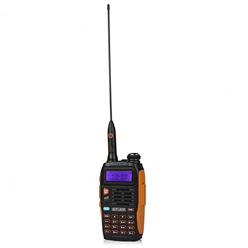 BaoFeng Pofung GT-3TP Mark-III Tri-Power 8W/4W/1W Two-Way Radio with Speaker Mic - Long Range Walkie Talkie for Outdoor Adventures, Construction Sites & Emergency Communication