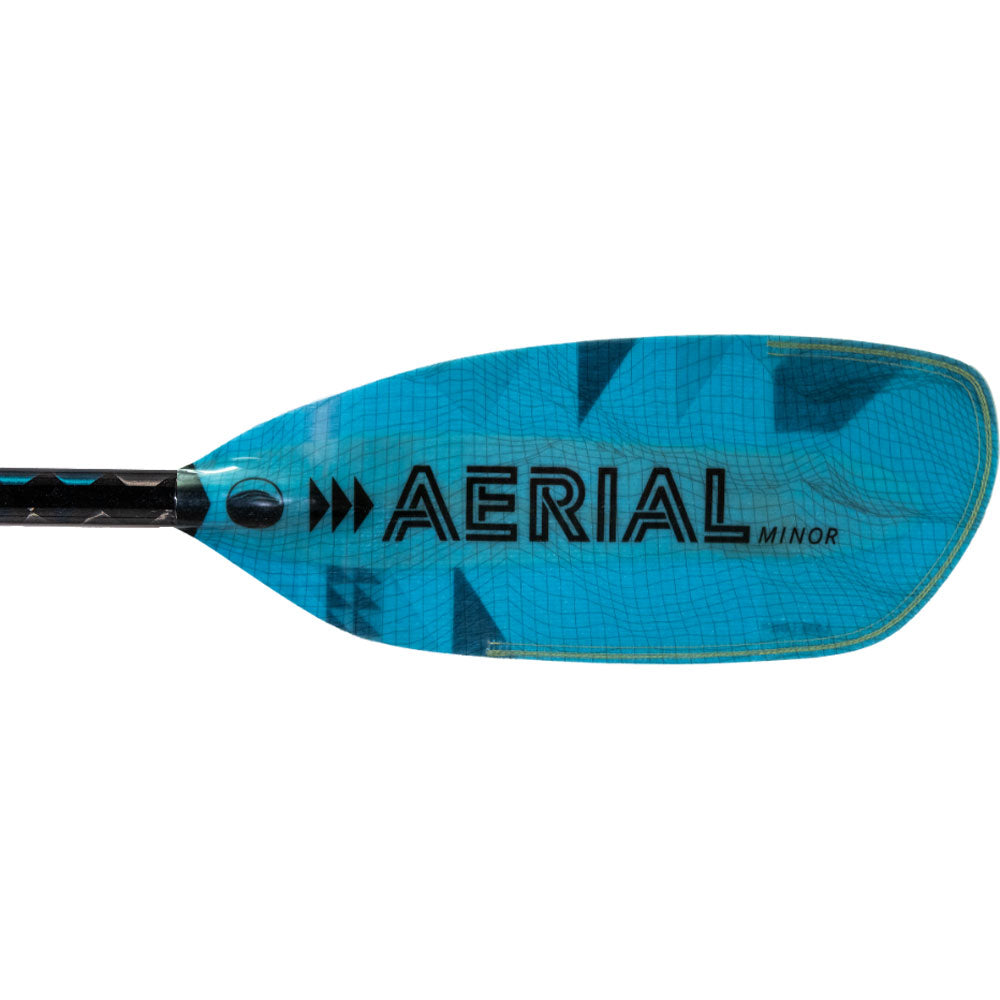 Aqua Bound Aerial Minor Fiberglass Bent Shaft 1-Piece Kayak Paddle - Lightweight & Durable for Recreational Kayaking & Fishing Adventures