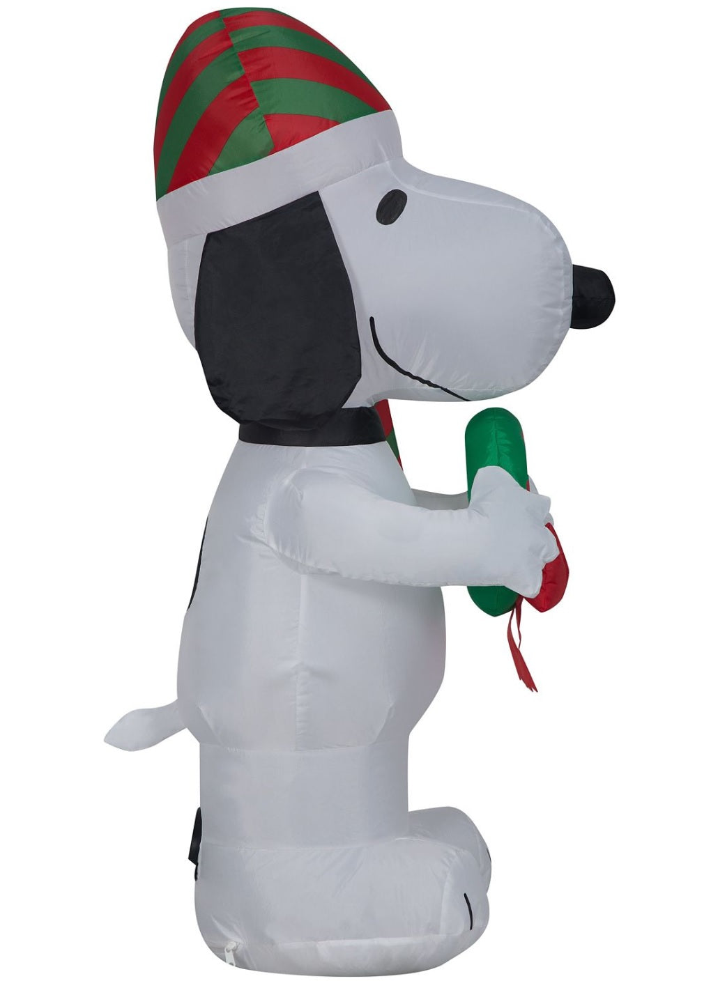 3.5' Gemmy Airblown® Outdoor Inflatable Snoopy with Wreath - Christmas Decoration for Yard, Lawn, and Garden - Holiday Inflatable Decor for Halloween, Thanksgiving, and Xmas