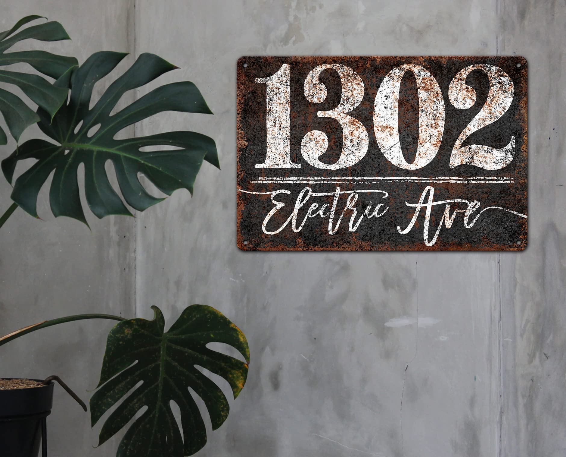Custom Engraved Address Plaque Sign for House - Outdoor Porch Decor, Mailbox Numbers, Home Entryway Signage - Perfect for Front Door, Garden Gate & Housewarming Gifts