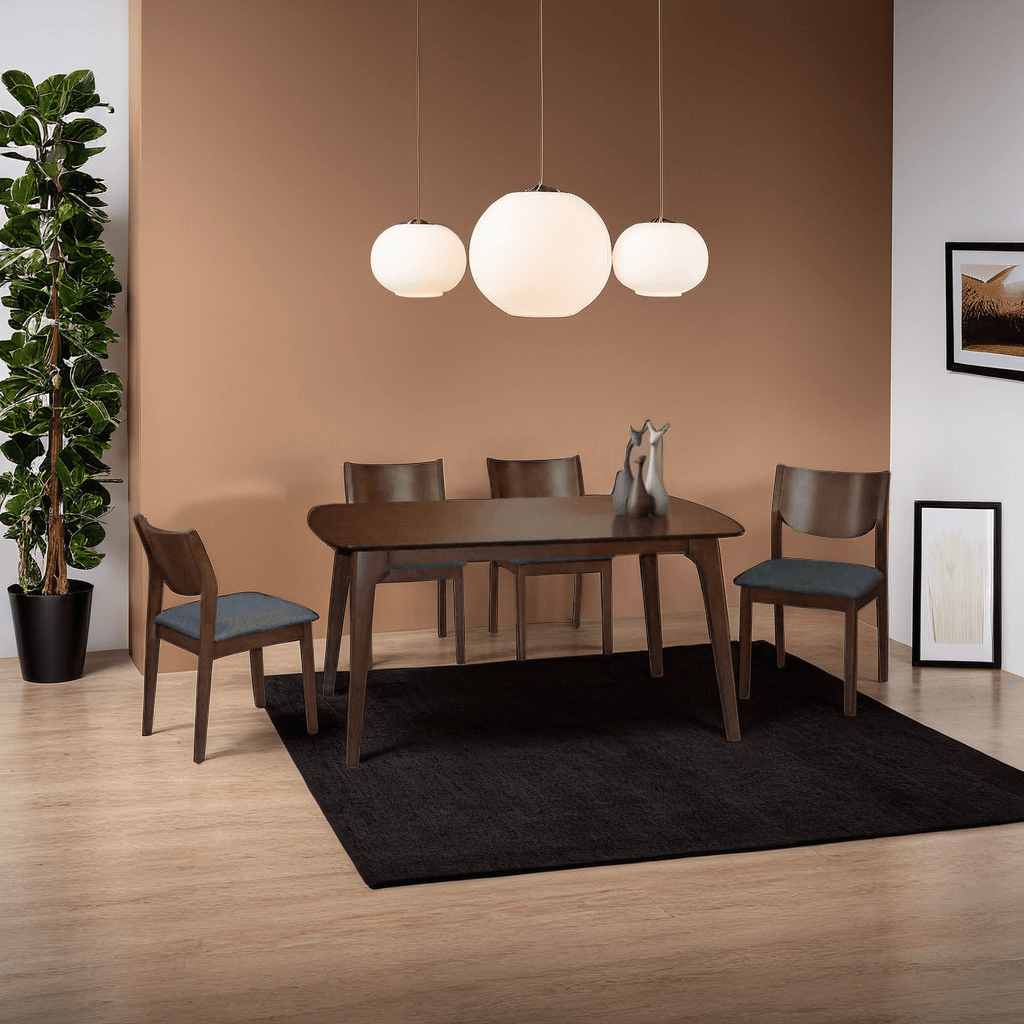 Harriot 5-Piece Dining Table Set with 4 Chairs - Modern Kitchen & Dining Room Furniture for Small Spaces | Perfect for Breakfast Nook, Apartment, or Cozy Home Decor