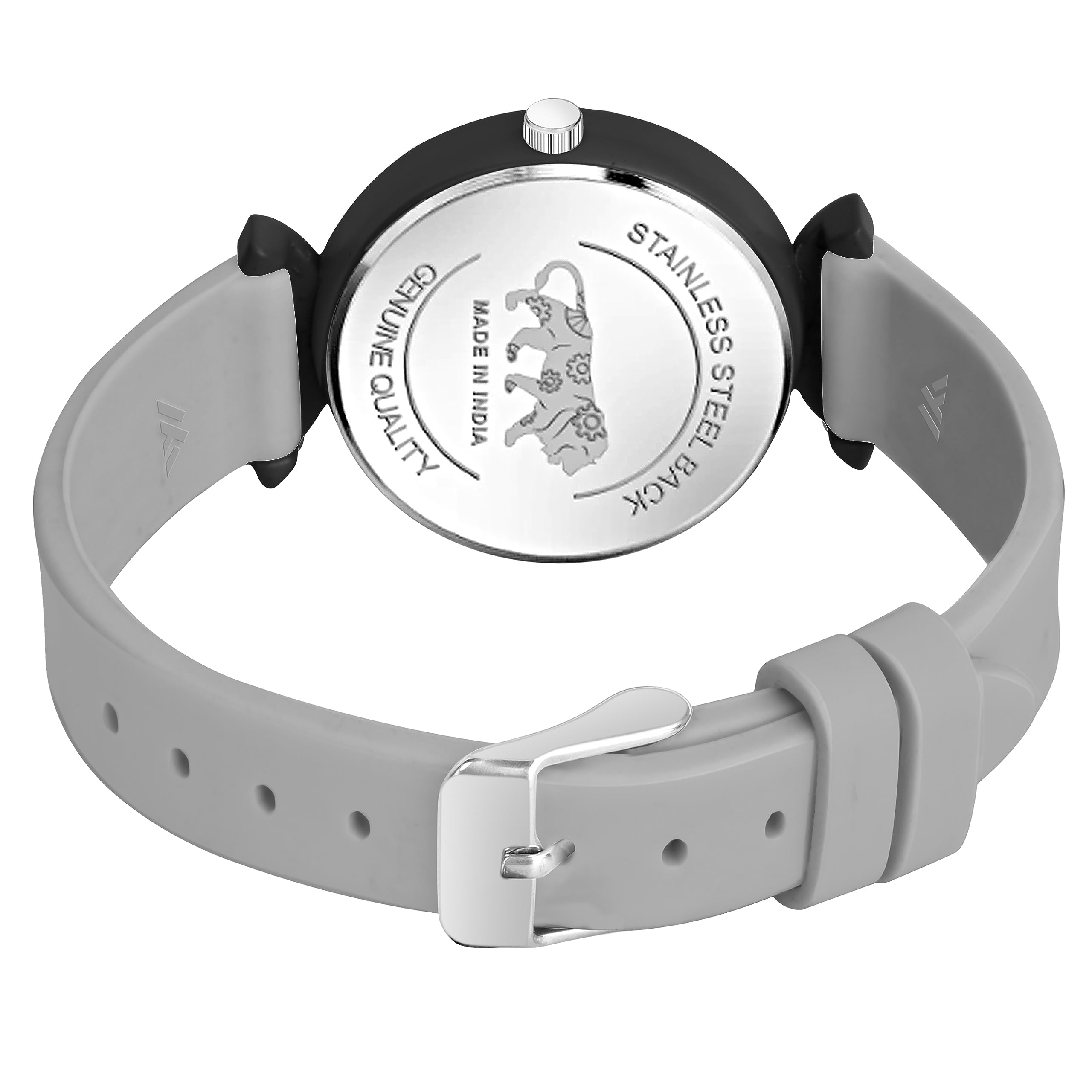 CLOUDWOOD Women's Casual Analog Wrist Watch with Floral Print Round Dial - Perfect for Everyday Wear, Office & Gift Giving