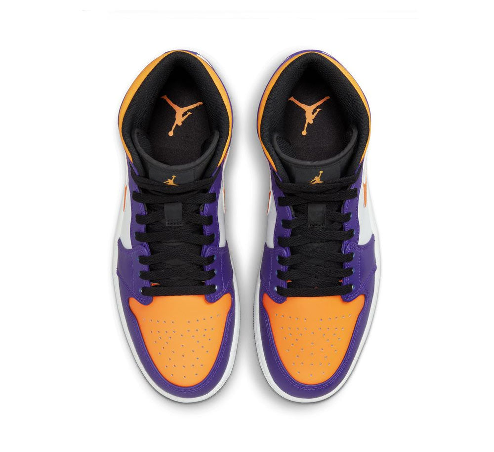 AIR JORDAN 1 MID Basketball Shoes for Men - Retro High-Top Sneakers with Cushioned Support - Perfect for Streetwear, Casual Wear & Court Performance