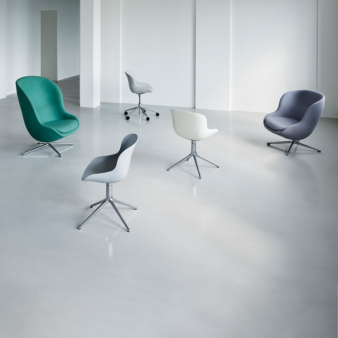 Premium Hyg Lounge Chair with 360° Swivel Base - Modern Accent Chair for Living Room, Bedroom or Office - Ergonomic Comfort for Relaxing & Reading
