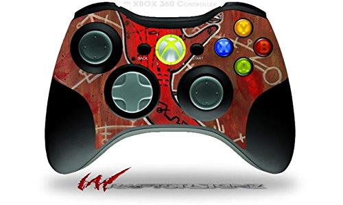XBOX 360 Controller Skin - WraptorSkinz Red Decal for Gaming & Protection
