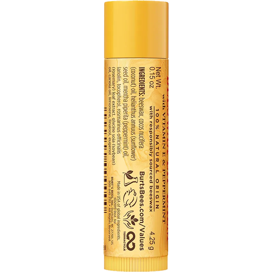 Organic Beeswax Lip Balm 0.15 oz - Natural Moisturizing & Healing for Dry, Chapped Lips - Perfect for Winter, Outdoor Activities & Daily Lip Care