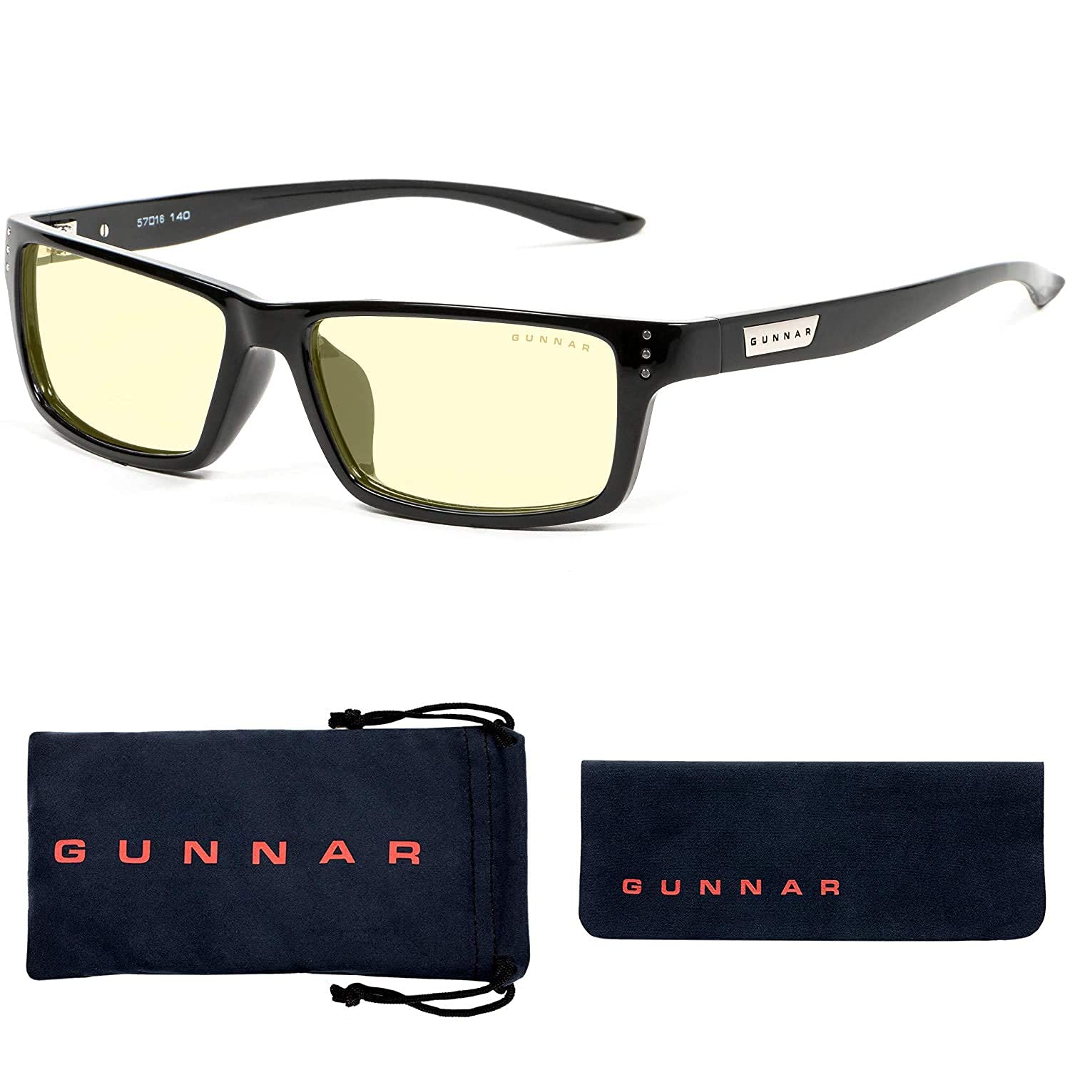 GUNNAR Premium Gaming & Computer Glasses - Blue Light Blocking Glasses for Gamers & Digital Eye Strain Relief - Perfect for Gaming, Office Work & Screen Time Protection