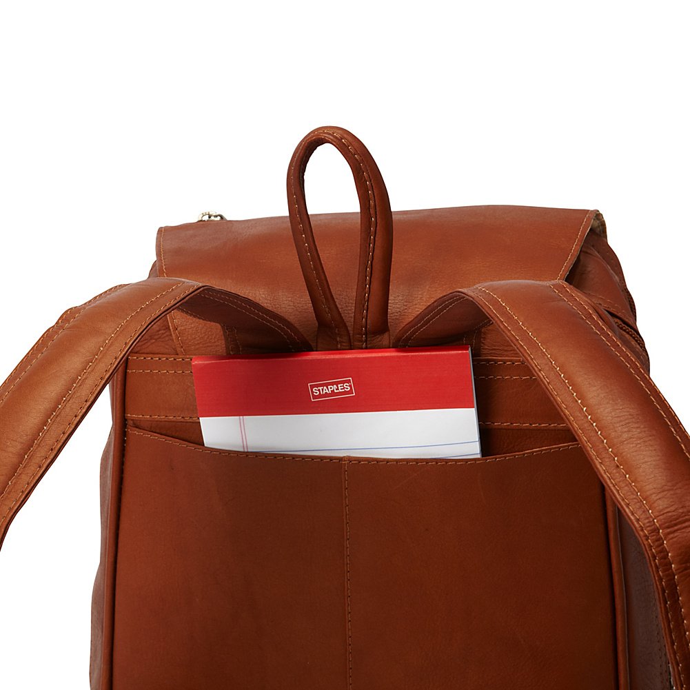 Flap-Over Tablet Backpack for Men & Women - Chocolate Brown Water-Resistant Laptop Bag with Multiple Pockets - Perfect for Work, School, Travel & Daily Commute