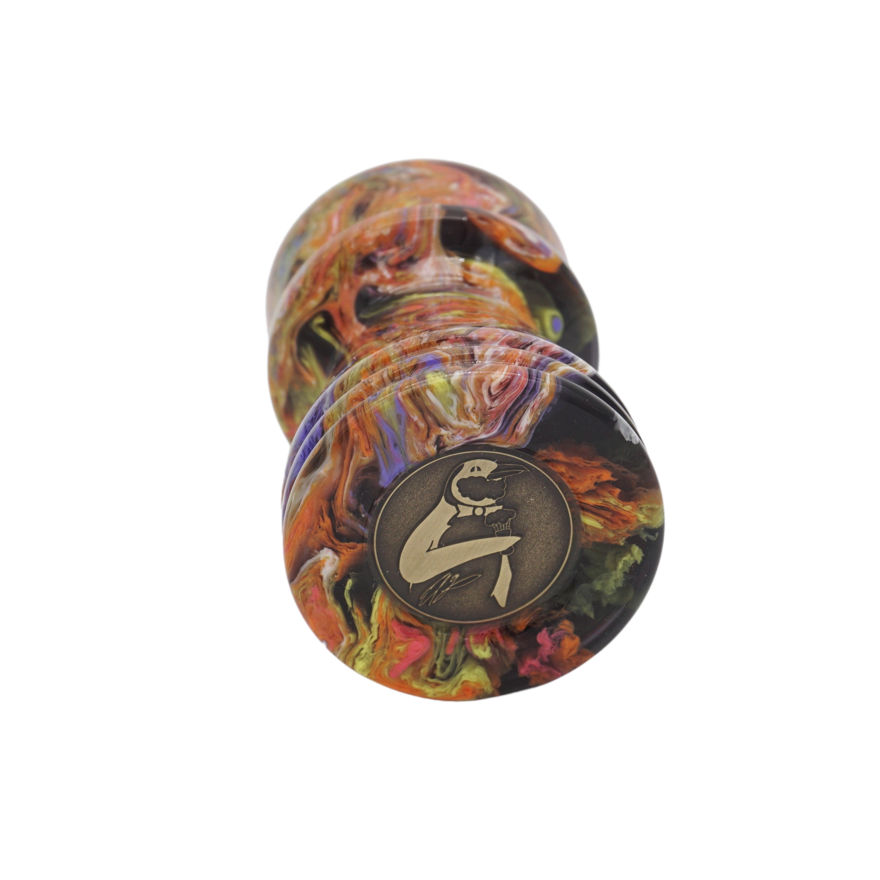 Handmade Night Graffiti Shaving Brush Handle for 28mm & 30mm Knots - Premium Wooden Razor Brush Replacement - Perfect for Wet Shaving & Barber Gifts
