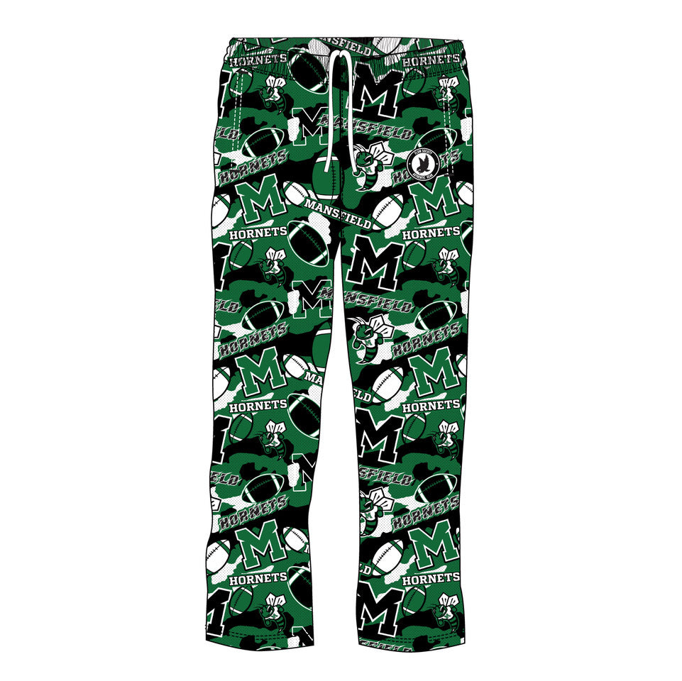 **Mansfield Hornets Football Lounge Pants for Youth & Adults – Comfortable Sleepwear & Game Day Outfit**