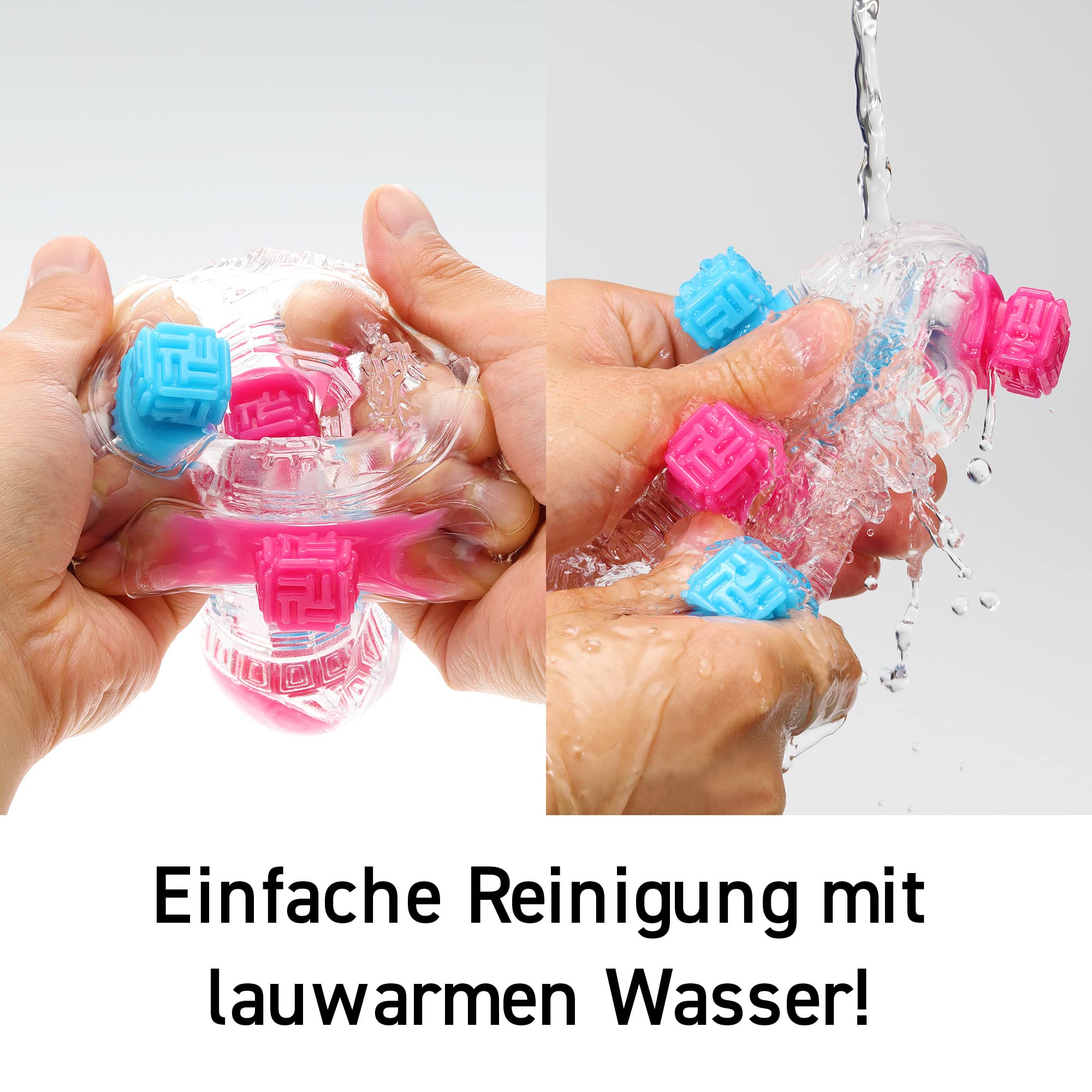 TENGA Bobble BOB-002 Magic Marbles Reusable Male Masturbator - Translucent Silicone Adult Toy for Men | Discreet & Hygienic Solo Pleasure at Home