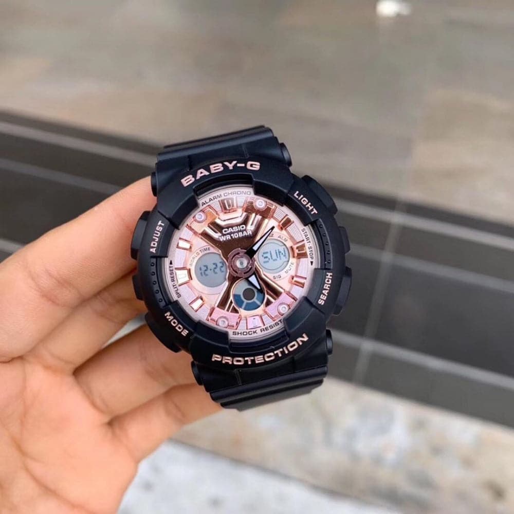 CASIO BABY-G BA-130-1A4DR Digital Sports Watch for Women - Shock Resistant, Water Resistant, LED Light - Perfect for Running, Swimming & Outdoor Activities