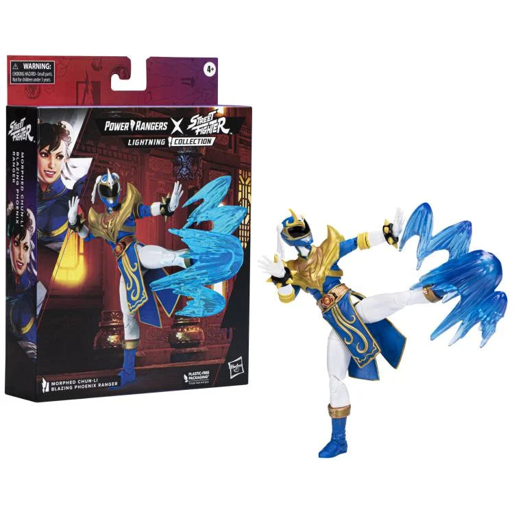Power Rangers x Street Fighter Lightning Collection Blazing Phoenix Chun-Li Action Figure - Collectible Toy for Fans, Gift for Gamers & Anime Lovers - Perfect for Display, Cosplay & Role-Playing Scenes