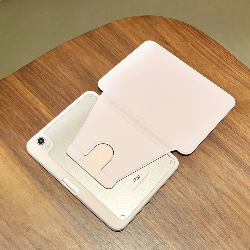 FlexiSnap 360° Rotating Smart Leather iPad Case with Auto Sleep/Wake - Perfect for Work, Travel & Home Use (Compatible with iPad Pro/Air)