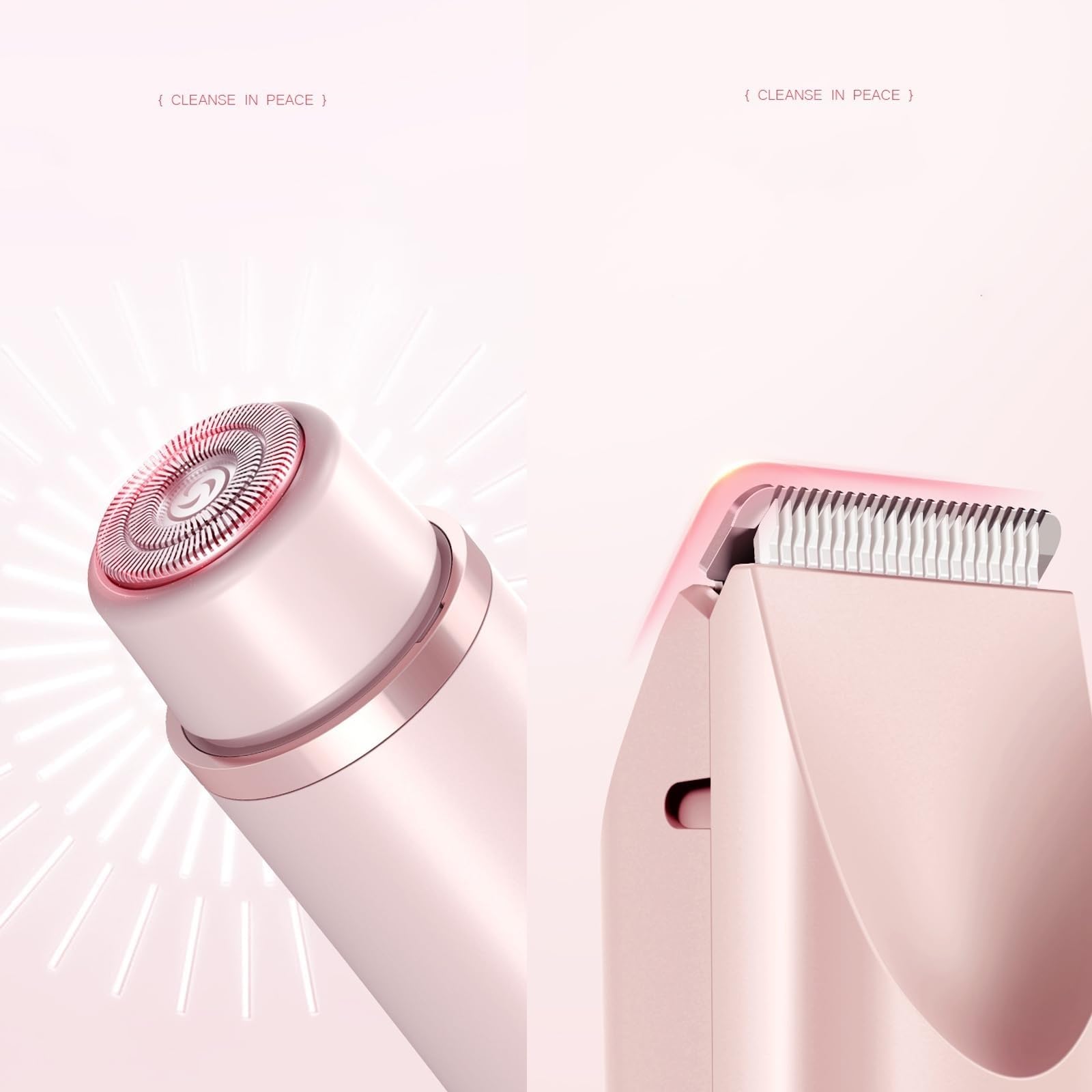 Ezme Razor Trimmie 2.0 - Silora Pro Electric Shaver for Women, 2-in-1 Dual Head Hair Trimmer & Shaver - Perfect for Travel, Bikini Line & Sensitive Skin Grooming