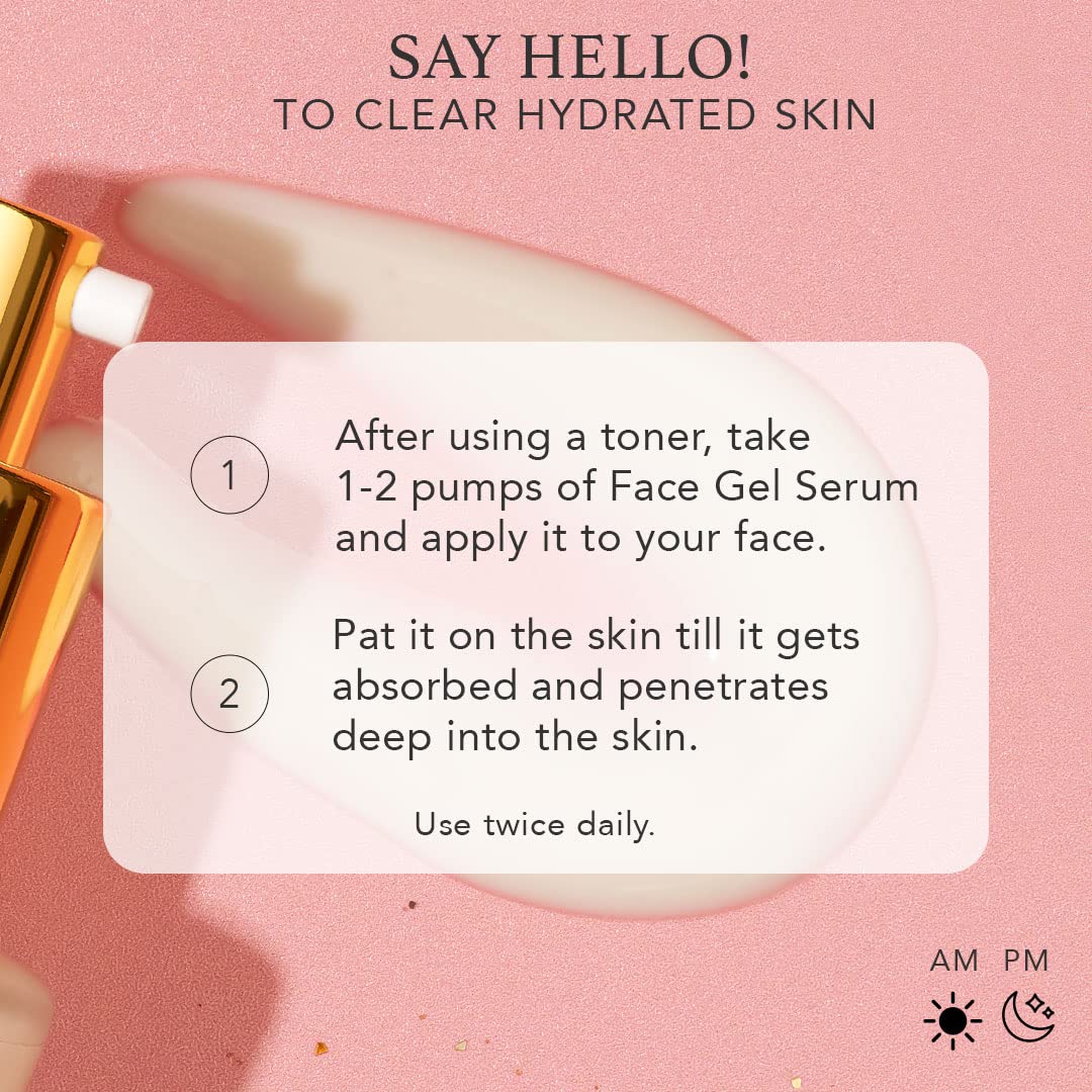 RAS Luxury Oils Hydrating Face Serum with Green Tea, Niacinamide & Hyaluronic Acid - Reduces Acne, Dark Spots & Pigmentation for Oily Skin | Vegan, Paraben-Free, 35ml | Perfect for Daily Skincare Routine & Nighttime Hydration