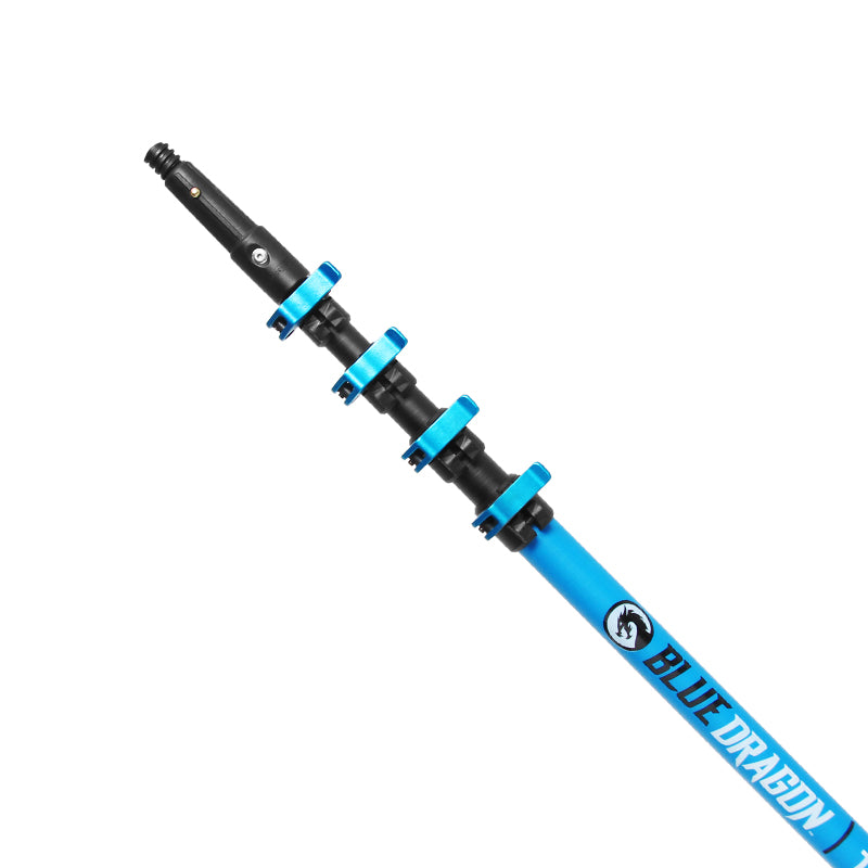 Blue Dragon Traditional Fishing Pole - Lightweight Carbon Fiber Fishing Rod for Freshwater & Saltwater Angling - Perfect for Bass, Trout, and Saltwater Fishing Adventures