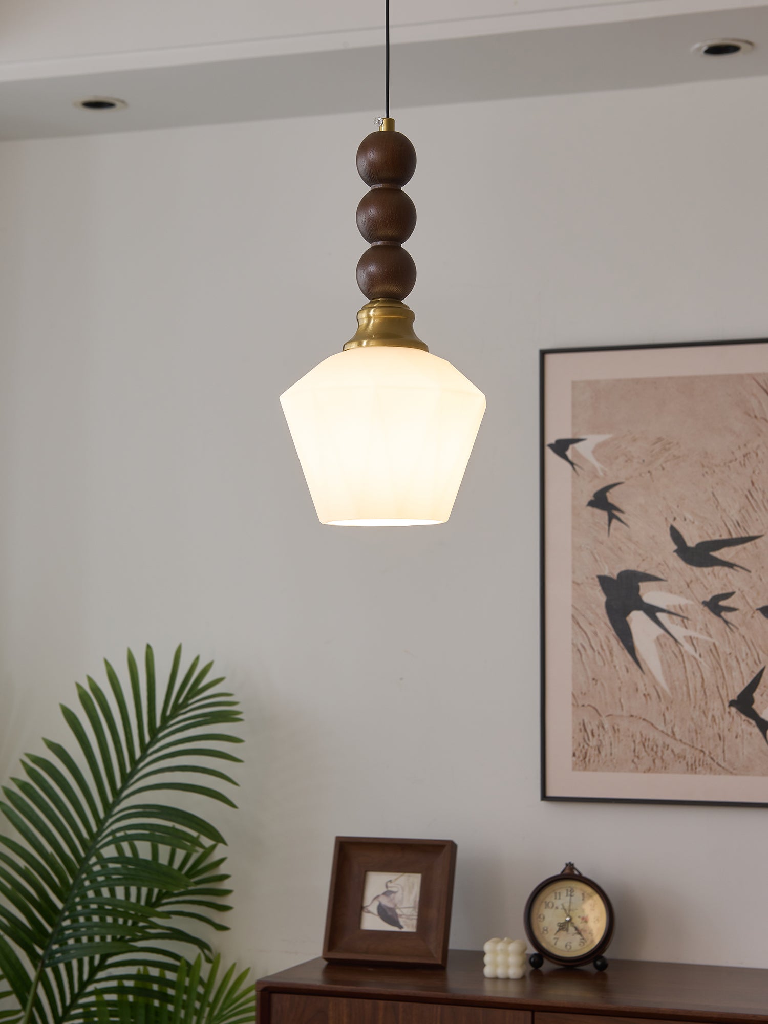 Evandra Modern Pendant Light - Elegant Hanging Ceiling Fixture for Dining Room, Kitchen Island, Bedroom & Living Room Decor