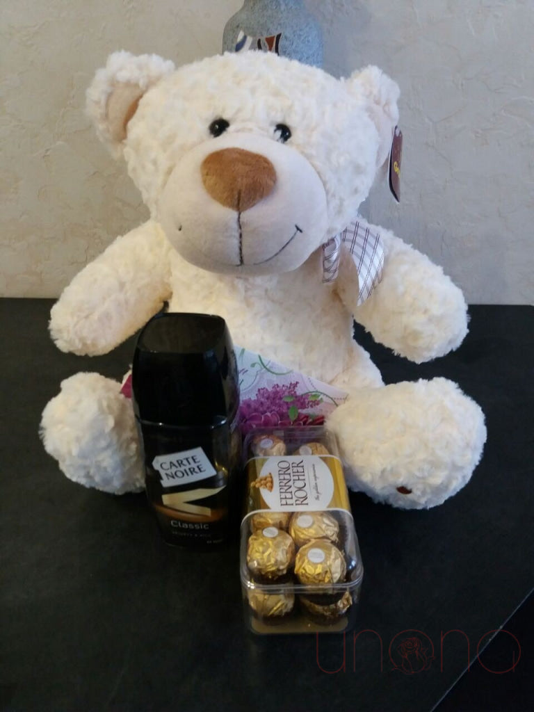 Sweet Romance Gift Set for Her - Valentine's Day, Anniversary & Birthday Presents - Luxury Chocolates, Candles & Rose Petals Gift Box for Couples