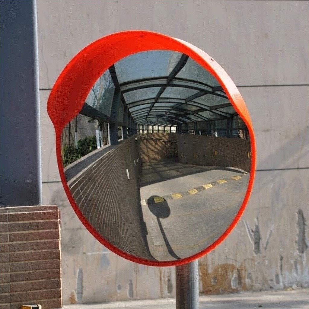 80CM Convex Safety Mirror for Blind Spot Visibility - Durable Weatherproof Traffic Mirror for Park Entrances, Driveways & Parking Lots - Indoor/Outdoor Use with Anti-Theft Design