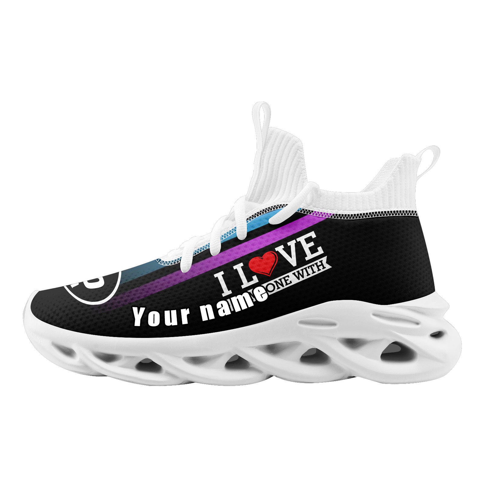 Custom Maxsoul Personalized Sneakers for Men & Women - Breathable Lightweight Running Shoes FN030A D025003 Size 12 - Perfect for Gym, Workout & Casual Wear