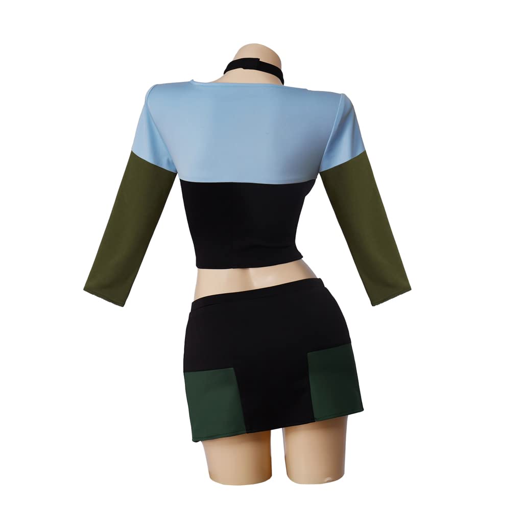 RocailleCos Total Drama Island Gwen Cosplay Costume Set - Women's Anime Character Outfit with Crop Top & Mini Skirt | Perfect for Halloween, Comic Con & Cosplay Events