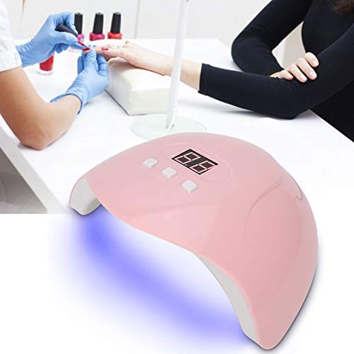 Professional 54W UV LED Nail Lamp - Fast Curing Gel Polish Dryer with 30s/60s/90s Timer for Salon & Home Manicure | Perfect for Nail Art, Gel Extensions & DIY Nail Care