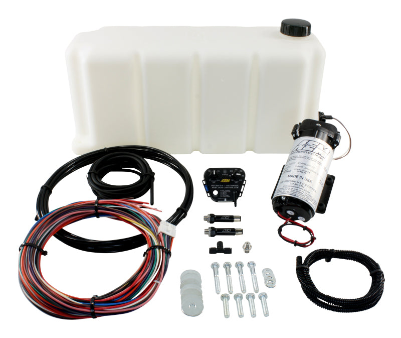 AEM V2 5 Gallon Diesel Water Methanol Injection Kit with Internal MAP Sensor - Boost Performance & Prevent Engine Knock for Diesel Trucks, Race Cars & Off-Road Vehicles