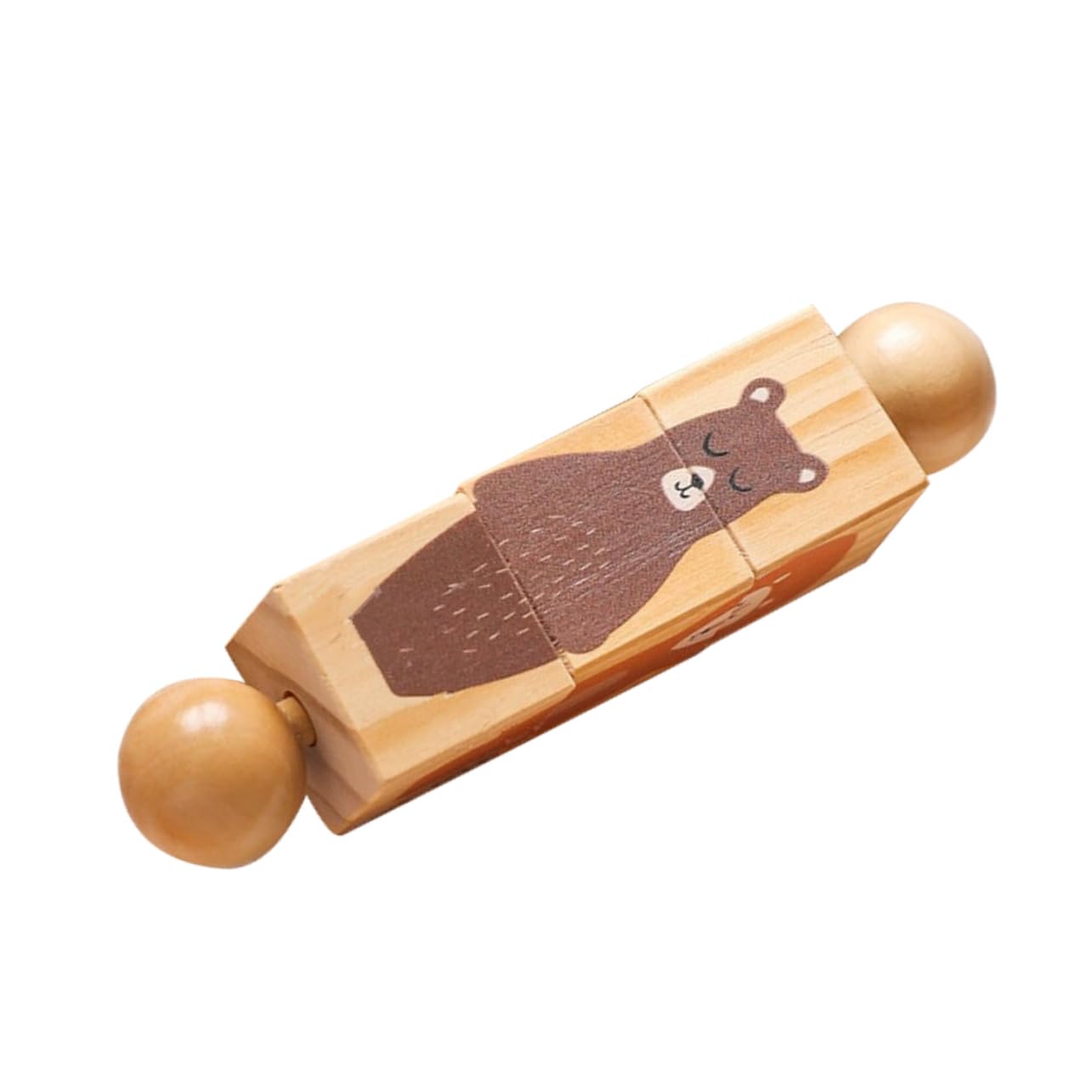 **Phenofice Wooden Baby Rattles - Natural Wooden Teething Toys for Newborns & Infants, Safe & Portable Handheld Rattle Toys for Sensory Play, Baby Shower Gifts, Nursery & Travel**