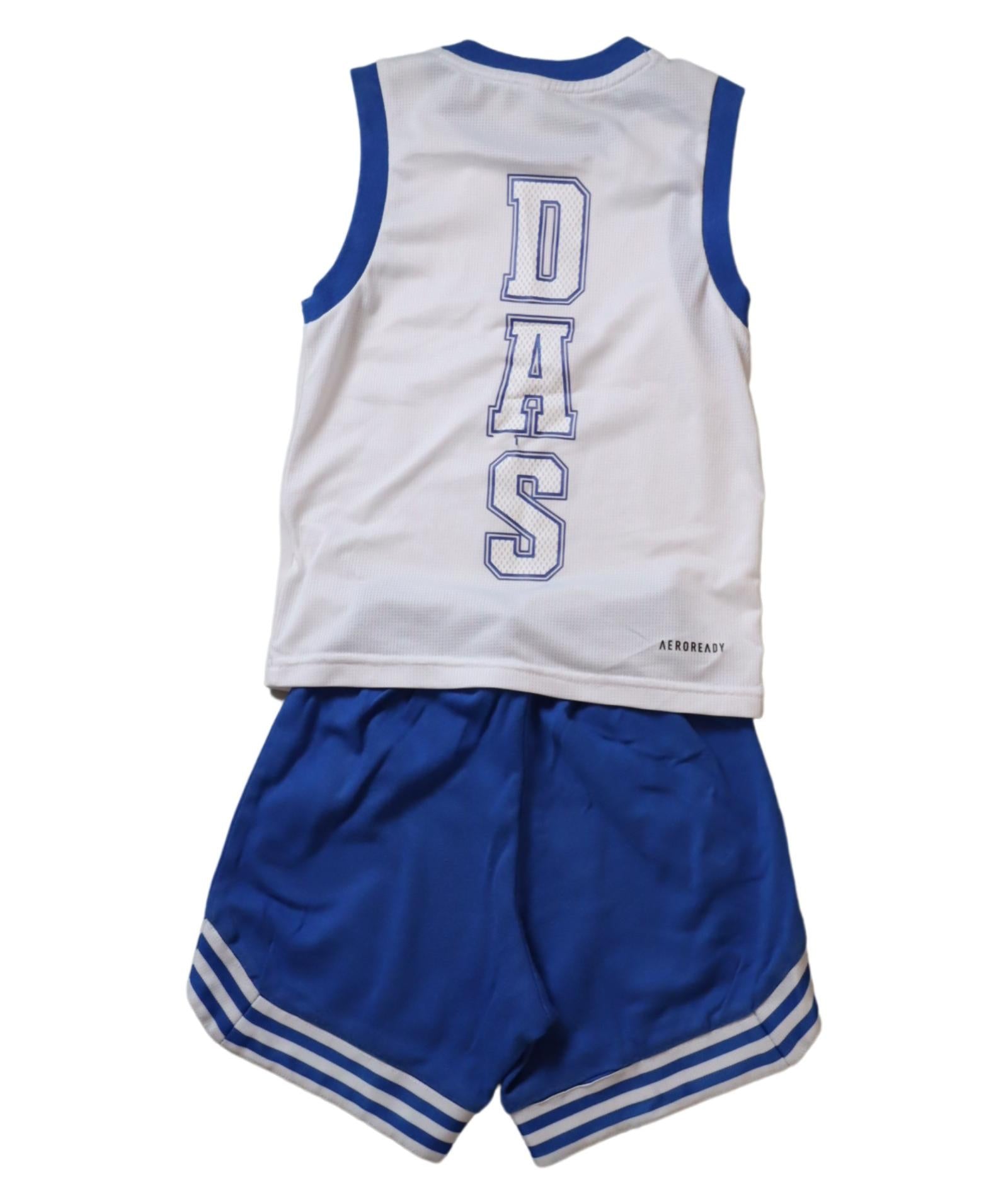 Adidas Sleeveless Workout Top and Shorts Set for Toddlers 2T (98cm) - Perfect for Gym, Running & Playtime