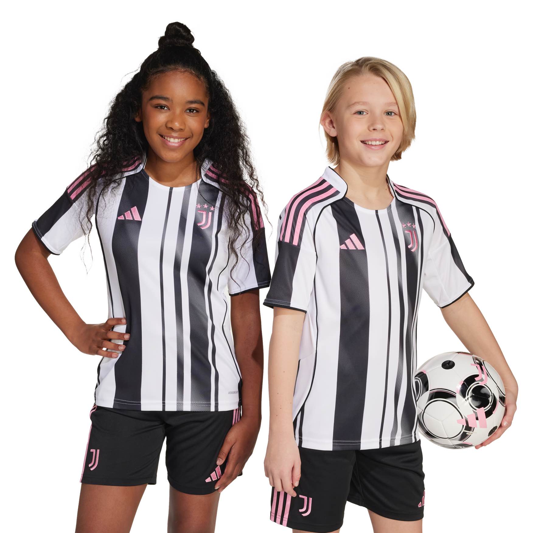 Juventus 25/26 Home Jersey for Kids - Official Football Soccer Shirt for Boys & Girls - Perfect for Matches, Training, and Fan Support