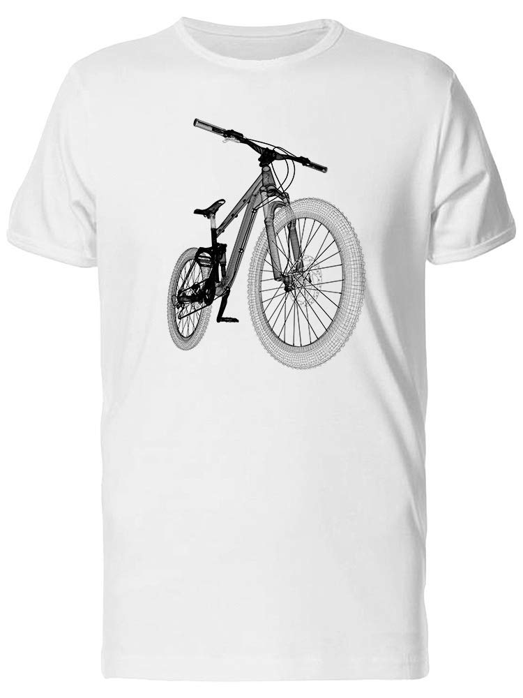 3D Mountain Bicycle Graphic T-Shirt for Men - Casual Outdoor Cycling & Adventure Wear