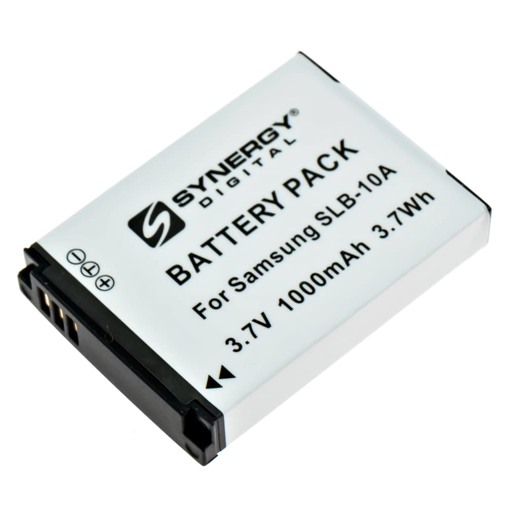 Synergy Digital Camera Accessory Kit for Samsung WB2100 - Includes SDSLB10A Replacement Battery & SDM-1501 Charger - Perfect for Travel Photography, Vlogging & Outdoor Shooting