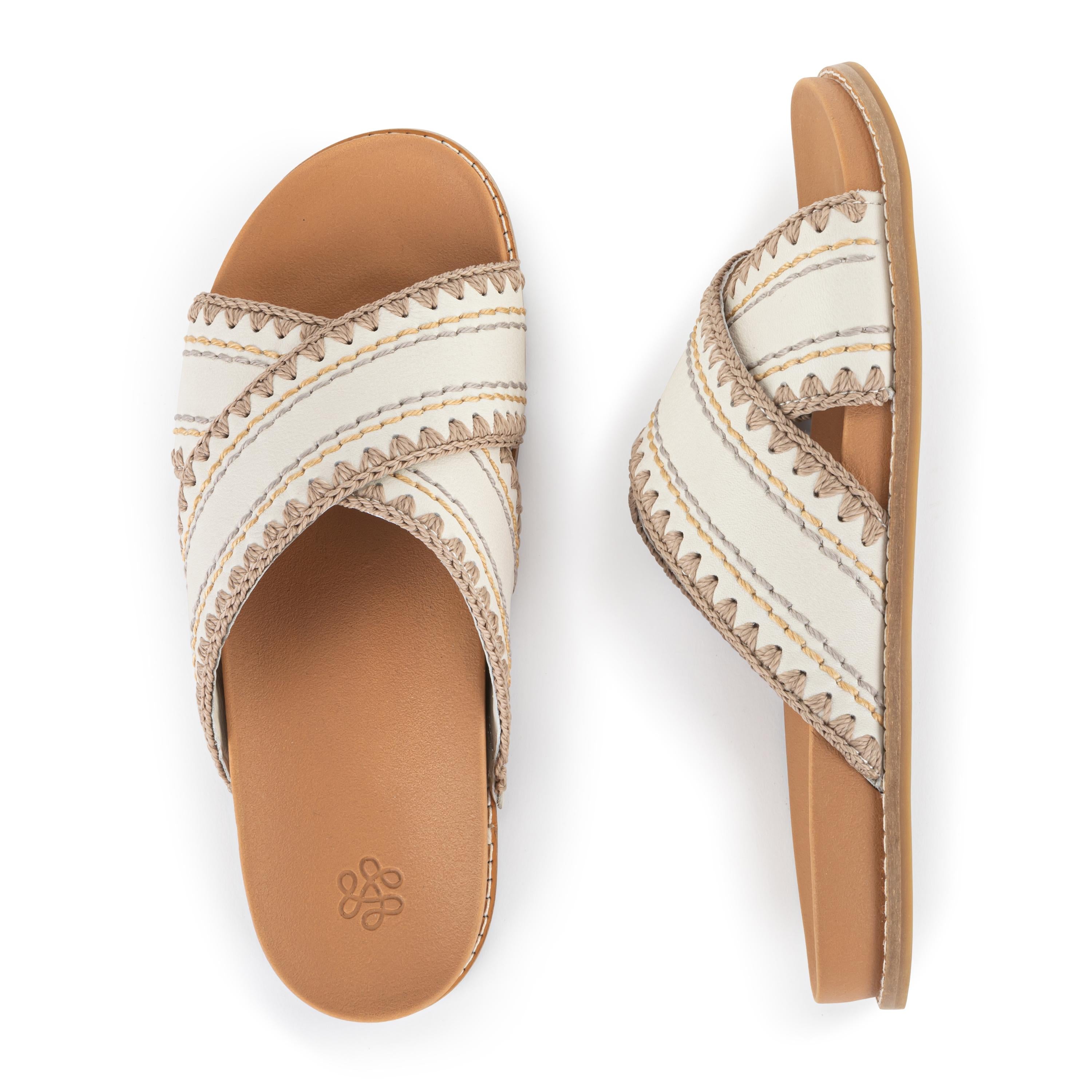 Penelope Women's Slip On Sandal - Comfortable Casual Beach Shoes for Summer Walking, Travel & Outdoor Activities